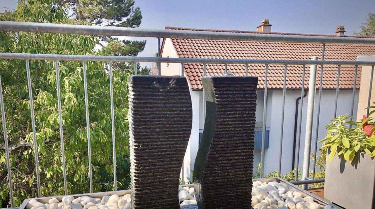 Terrassenbrunnen mit Homematic-Ansteuerung